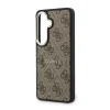  Samsung Galaxy S26 Barna Guess PU Leather 4G Arany Keretes Mágneses tok thumbnail