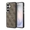  Samsung Galaxy S26 Barna Guess PU Leather 4G Arany Keretes Mágneses tok thumbnail
