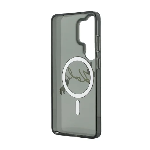  Samsung Galaxy S26 Ultra Fekete Karl Lagerfeld IML Choupette Karl Script Logo mágneses tok - 6