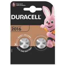 Duracell DL2016 10PP040030 lítiová gombíková batéria, 3,0 V, 2 ks/blister