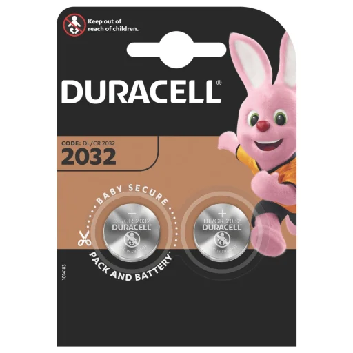 Duracell DL2032 10PP040028 lítium gombelem, 3,2 V feszültség, 2db/bliszter - 1