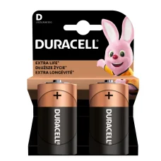 Duracell LR20 10PP110033 alkalická batéria typu D, napätie 1,5 V, 2 ks v blistri