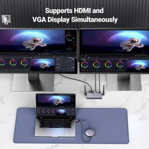 Bezdrôtový HDMI Extender UGREEN CM586, 4K, Sivý - 4