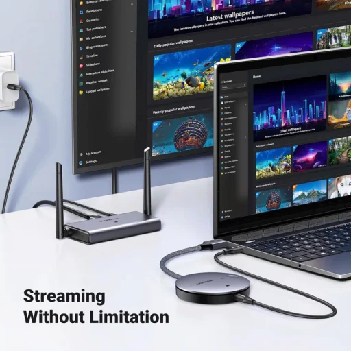 Bezdrôtový HDMI Extender UGREEN CM586, 4K, Sivý - 7