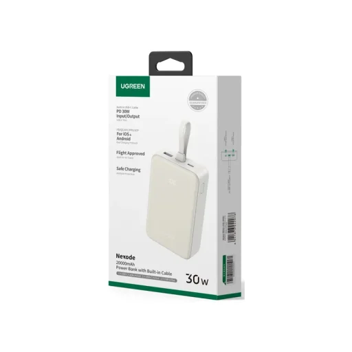 Powerbank UGREEN PB521, 20000mAh, 30W, QC + PD, fehér - 10