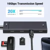 USB-C Hub UGREEN CM806, 4 x USB-C, 0,5m, Čierny thumbnail