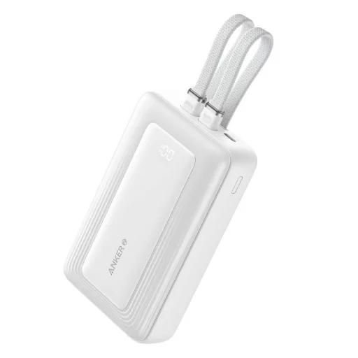 Powerbank Anker PowerCore, 20000mAh, 30W, QC + PD, Fehér A1681H21 - 2