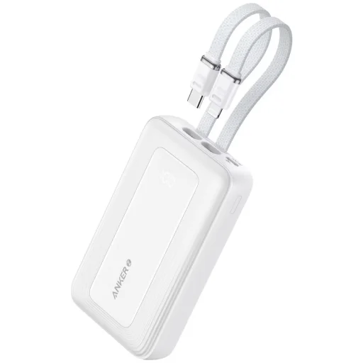 Powerbank Anker PowerCore, 20000mAh, 30W, QC + PD, Fehér A1681H21 - 1
