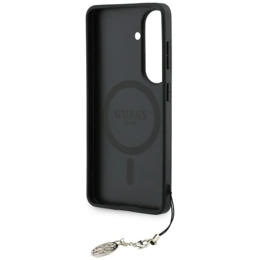 Samsung Galaxy S26 Guess 4G Klasické logo s príveskom MagSafe puzdro čierne - 6