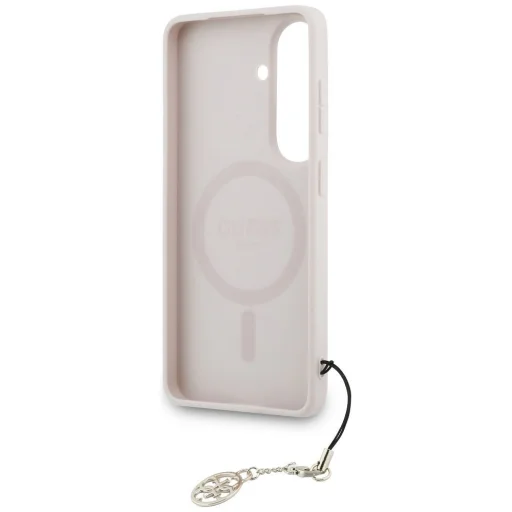 Samsung Galaxy S26 Guess 4G Classic Logo Charm MagSafe puzdro ružové - 6
