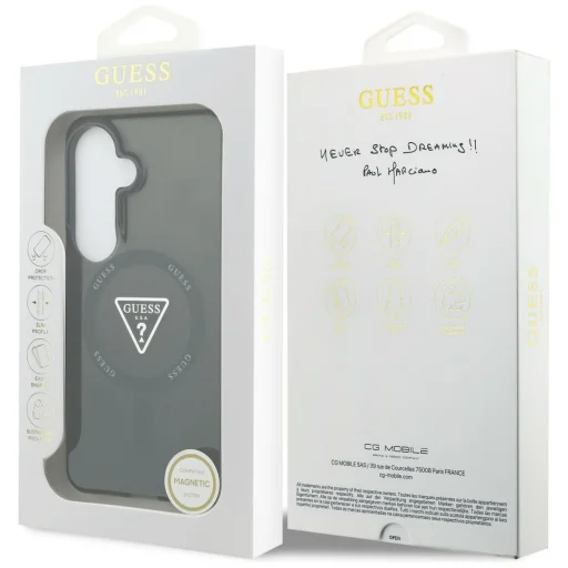 Samsung Galaxy S26 Guess IML Gradient Triangle MagSafe čierne puzdro - 8