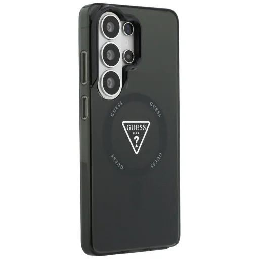 Samsung Galaxy S26 Ultra Guess IML Gradient Triangle MagSafe čierny obal - 4