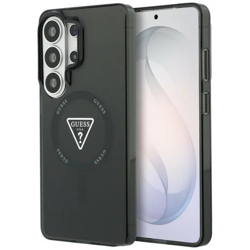 Samsung Galaxy S26 Ultra Guess IML Gradient Triangle MagSafe čierny obal - 1