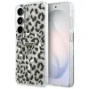 Samsung Galaxy S26 Guess IML trojuholníkové puzdro s leopardím vzorom MagSafe čierne thumbnail
