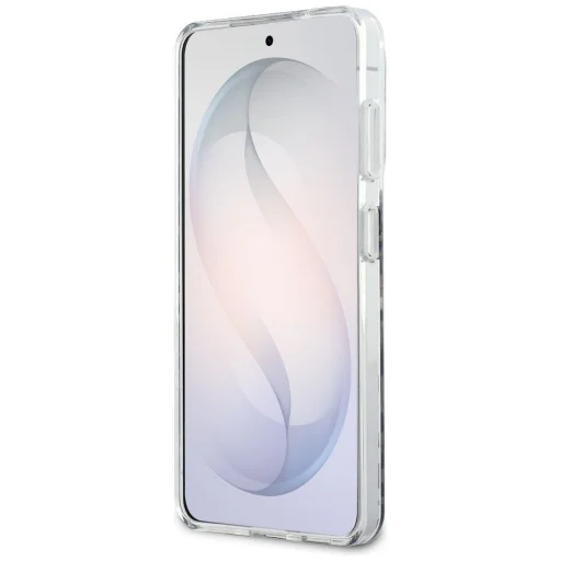 Samsung Galaxy S26 Guess IML trojuholníkové puzdro s leopardím vzorom MagSafe čierne - 5