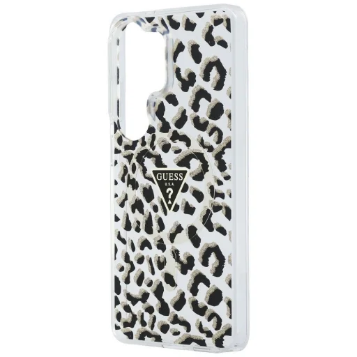 Samsung Galaxy S26 Ultra Guess IML puzdro s leopardím potlačou a trojuholníkovým motívom MagSafe čierne - 6