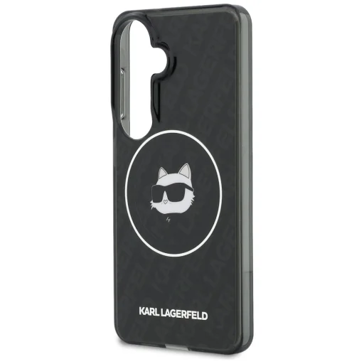 Samsung Galaxy S26 Karl Lagerfeld IML Opakovaná Choupette MagSafe puzdro čierne - 6