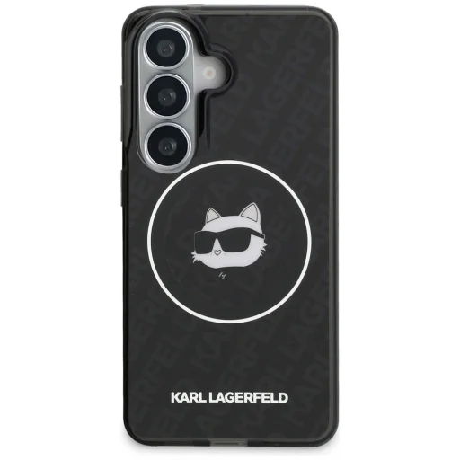 Samsung Galaxy S26 Karl Lagerfeld IML Opakovaná Choupette MagSafe puzdro čierne - 3