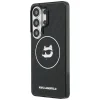 Samsung Galaxy S26 Ultra Karl Lagerfeld IML Opakovaná Choupette MagSafe puzdro čierne thumbnail