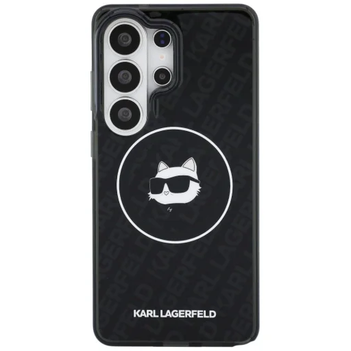 Samsung Galaxy S26 Ultra Karl Lagerfeld IML Opakovaná Choupette MagSafe puzdro čierne - 3