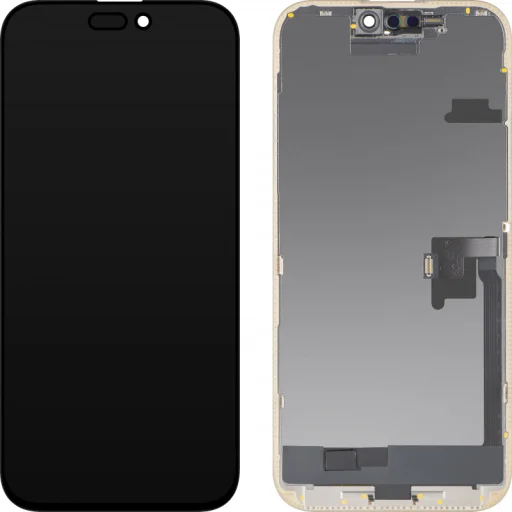 LCD Displej Modul MP pre Apple iPhone 16 Pro Max, OLED FHD Diagnostická Verzia, Neoriginálny, Čierny - 1