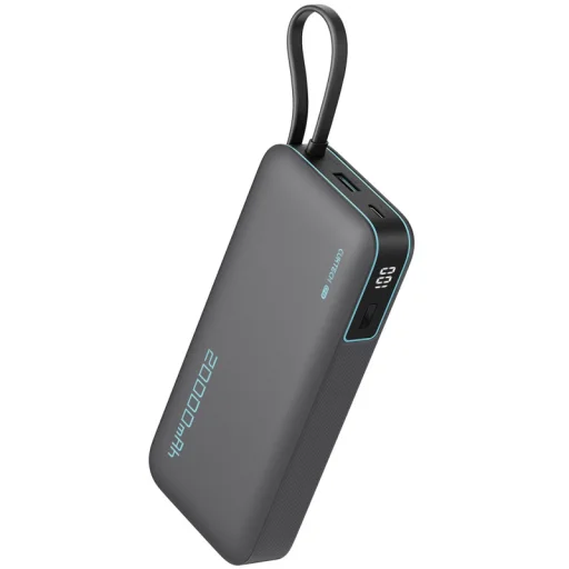 Powerbank Cuktech, 20000mAh, 55W, QC + PD, Sivá CUKP200NGLDG - 1
