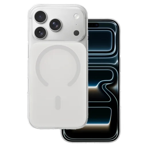 Glossy Magsafe tok iPhone 17 Pro Max fehér - 1