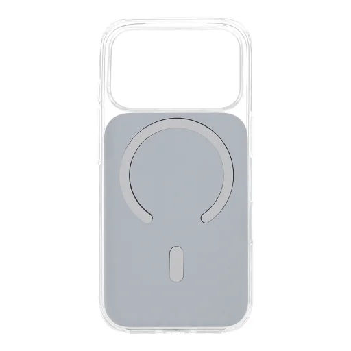 Fényes Magsafe iPhone 17 Pro Max fliptok kék - 4