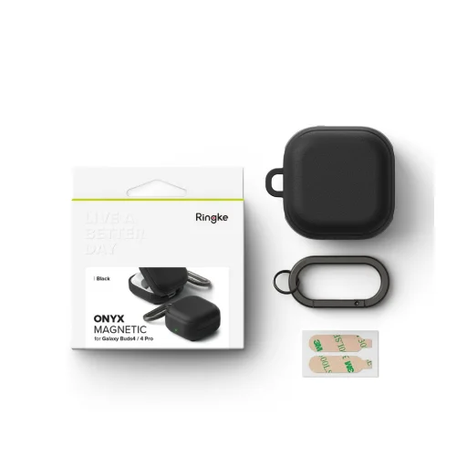 Samsung Galaxy Buds 4 / 4 Pro Ringke Onyx Magnetický Magsafe čierny obal - 5