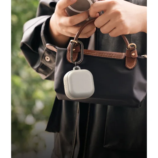 Samsung Galaxy Buds 4 / 4 Pro Ringke Onyx magnetické Magsafe puzdro sivé - 5