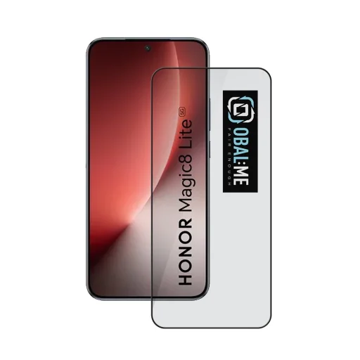 OBAL:ME 5D Üvegfólia Honor Magic8 Lite Black üvegfólia - 1