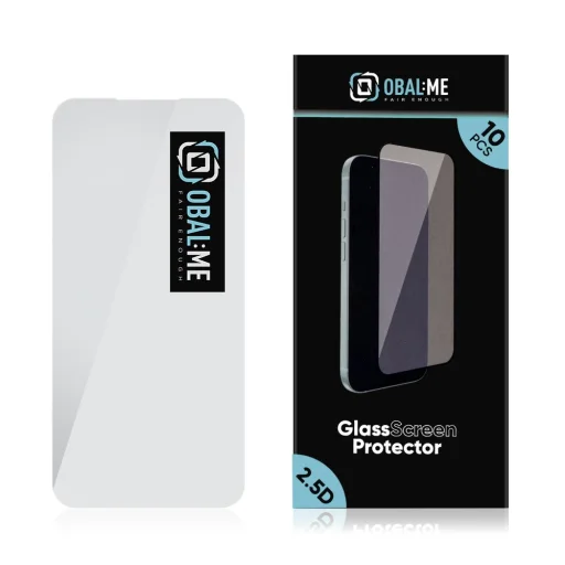 OBAL:ME Multipack 2.5D Glass Screen Protector for Samsung Galaxy A37 5G/A57 5G Clear (10pcs) - 2