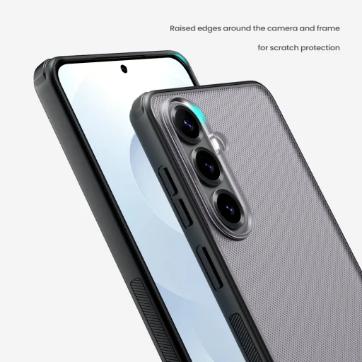 Nillkin Super Frosted PRO Priehľadný čierny zadný kryt pre Samsung Galaxy S26 Plus - 5