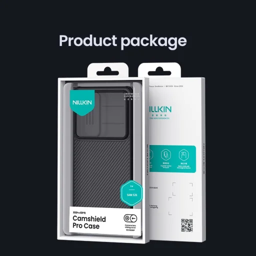 Tvrdé puzdro Nillkin CamShield PRO pre Samsung Galaxy S26 Priehľadné Čierne - 9