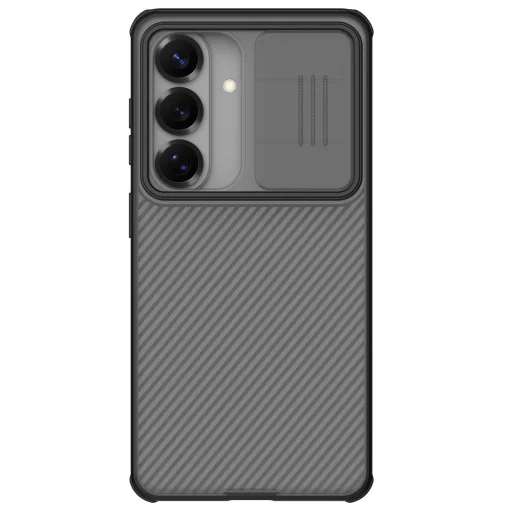 Tvrdé puzdro Nillkin CamShield PRO pre Samsung Galaxy S26 Priehľadné Čierne - 1