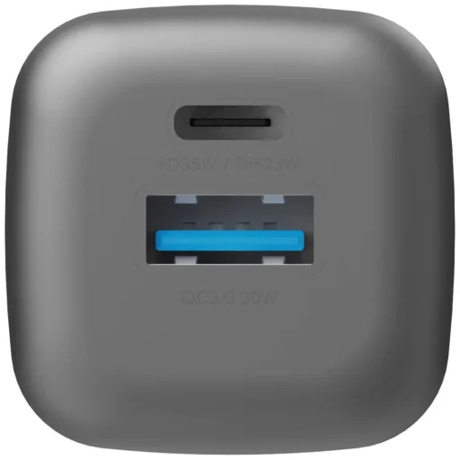 Energea Ampcharge GaN35 1C1A PD/PPS/QC3.0 35W EÚ nástenná nabíjačka - grafitovo sivá - 4