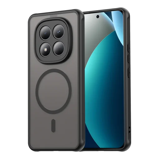 Xiaomi Redmi Note 15 Pro 4G - čierne Techsuit HaloFrost II MagSafe puzdro - 1