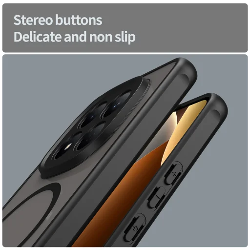 Xiaomi Redmi Note 15 Pro 4G - čierne Techsuit HaloFrost II MagSafe puzdro - 4