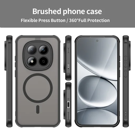 Xiaomi Redmi Note 15 Pro 5G Čierne Techsuit - HaloFrost II MagSafe puzdro - 6