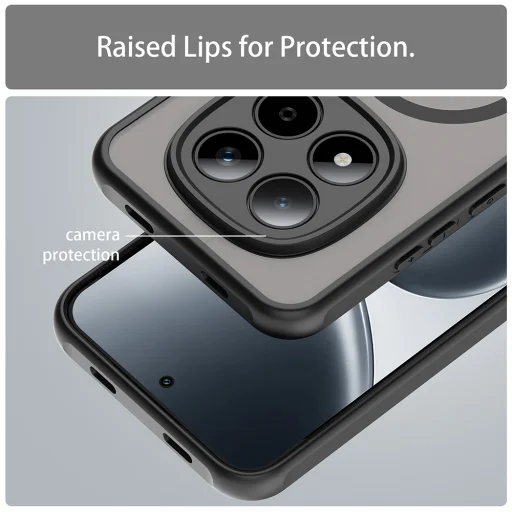 Xiaomi Redmi Note 15 Pro 5G Čierne Techsuit - HaloFrost II MagSafe puzdro - 3