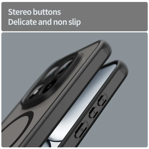 Xiaomi Redmi Note 15 Pro 5G Čierne Techsuit - HaloFrost II MagSafe puzdro - 4