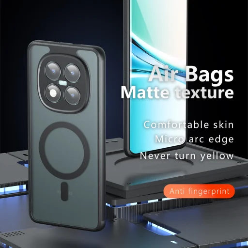 Xiaomi Redmi Note 15 Pro 4G Matný Čierny Techsuit PureFrost MagSafe obal - 3