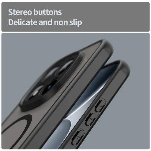 Xiaomi Redmi Note 15 Pro+ 5G / Poco M8 Pro 5G Čierna Techsuit HaloFrost II MagSafe puzdro - 3