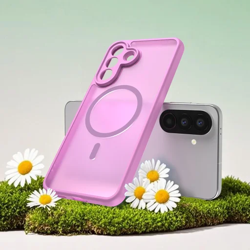 Samsung Galaxy A57 5G ružový Techsuit - HaloFrost II MagSafe obal - 6