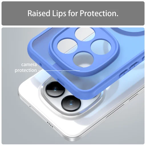 Xiaomi Redmi Note 15 Pro+ 5G / Poco M8 Pro 5G Nebeská modrá Techsuit HaloFrost II MagSafe puzdro - 4