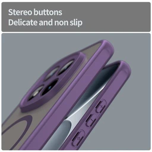 Xiaomi Redmi Note 15 Pro+ 5G / Poco M8 Pro 5G Fialové Techsuit HaloFrost II MagSafe puzdro - 3