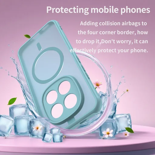 Xiaomi Redmi Note 15 Pro+ 5G / Poco M8 Pro 5G Mentolová zelená Techsuit HaloFrost II MagSafe puzdro - 5