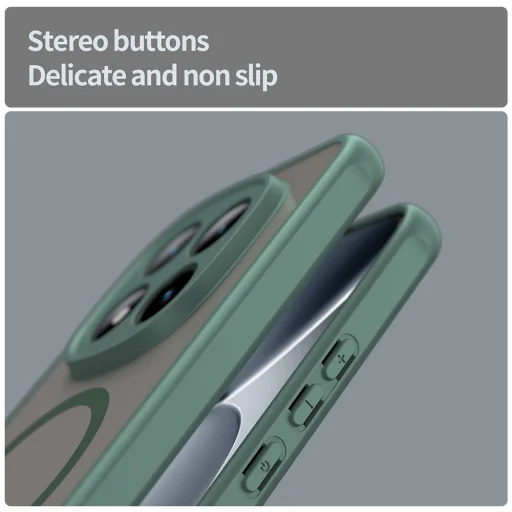 Xiaomi Redmi Note 15 Pro+ 5G / Poco M8 Pro 5G Zelený Techsuit - HaloFrost II MagSafe puzdro - 3
