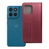 Motorola Moto G57 Power SMART MAGNETO knižkové puzdro, bordová thumbnail