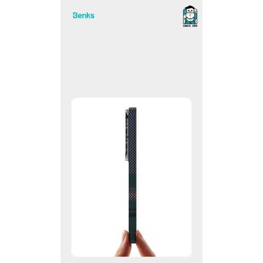 Benks magnetické puzdro Armor Air Aurora Kevlar 600D pre Samsung Galaxy S26 - 4